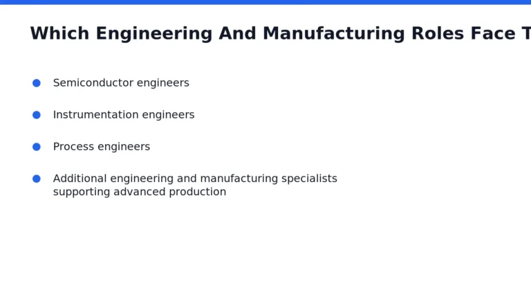 Engineering and manufacturing roles under the most hiring pressure in Singapore's advanced manufacturing sector